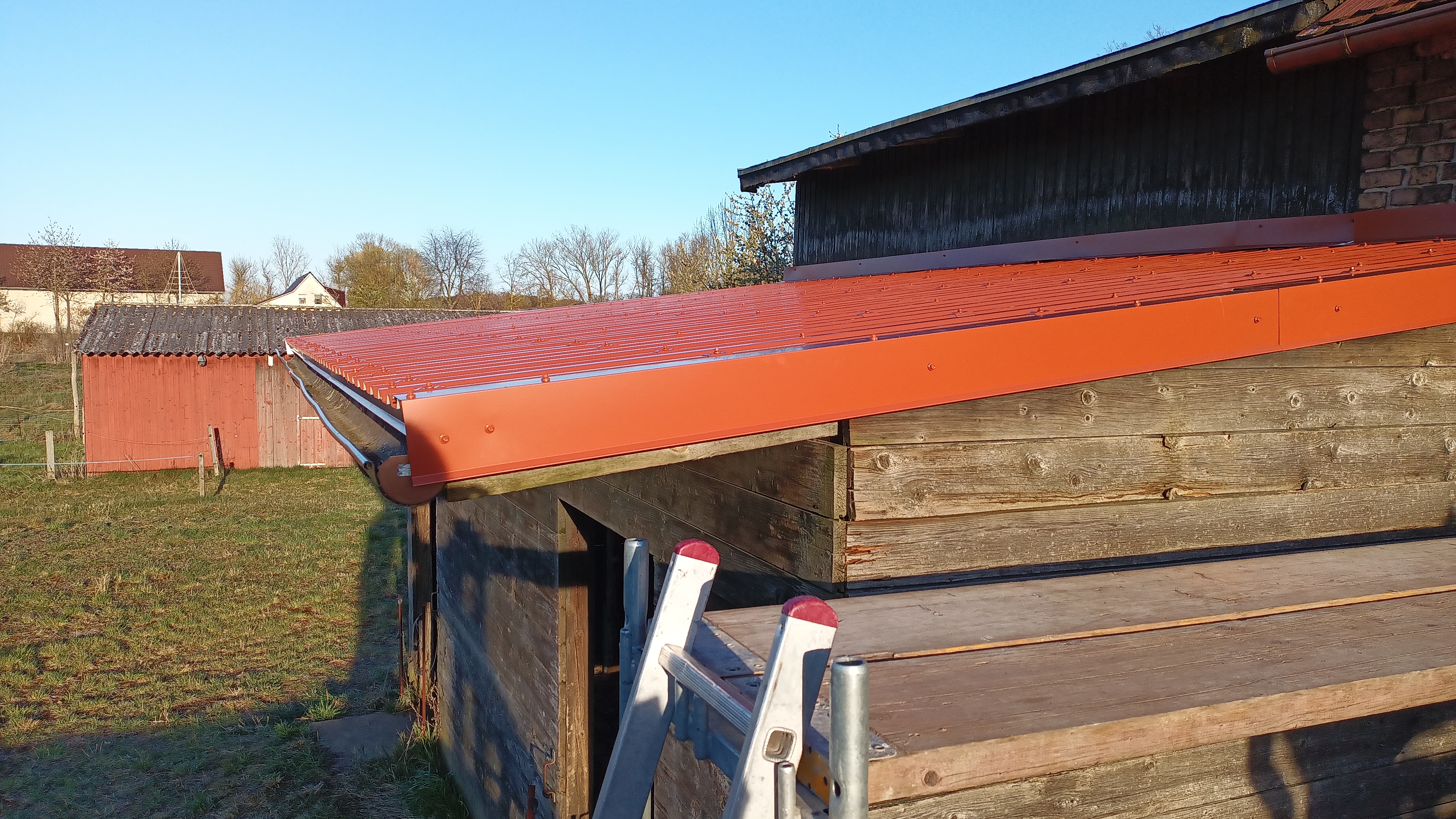 Projektbild Dacheindeckung Trapezblech