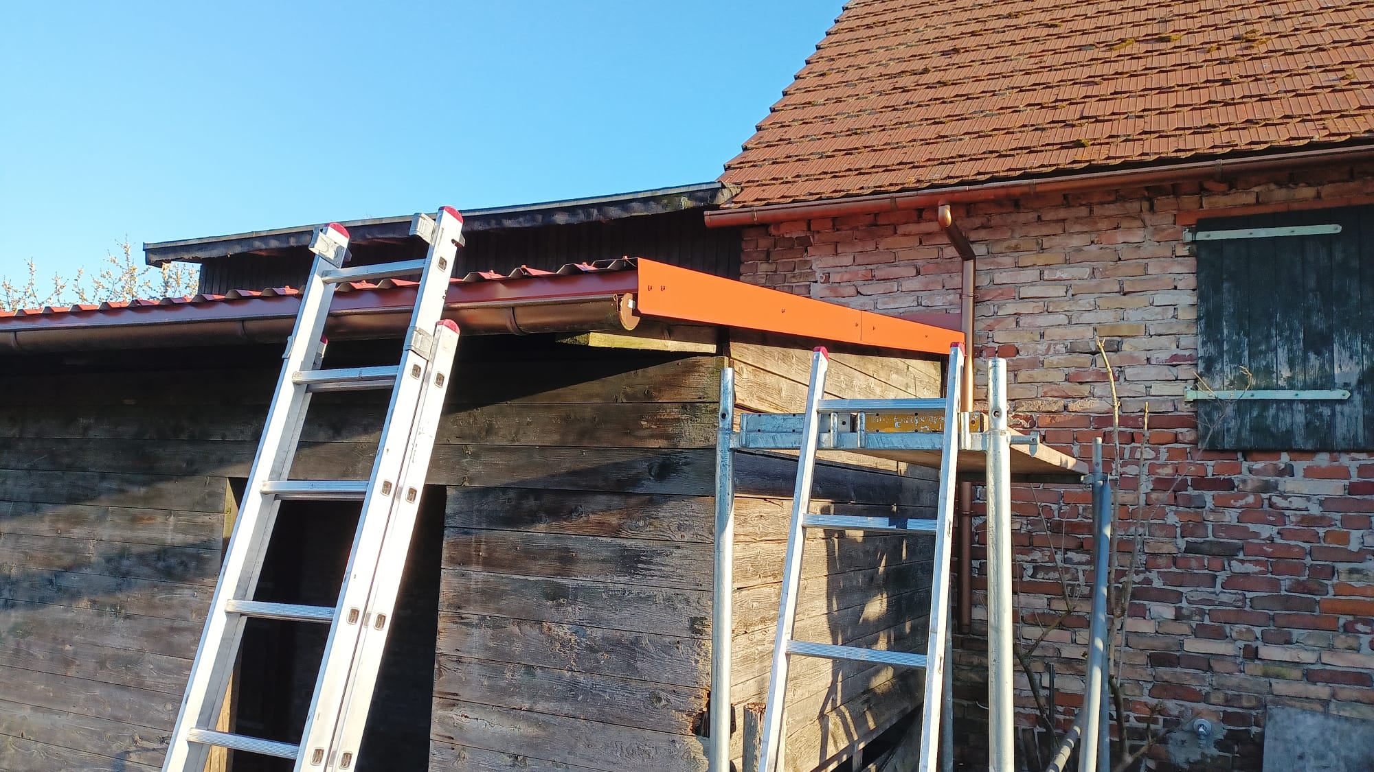 Projektbild Dacheindeckung Trapezblech