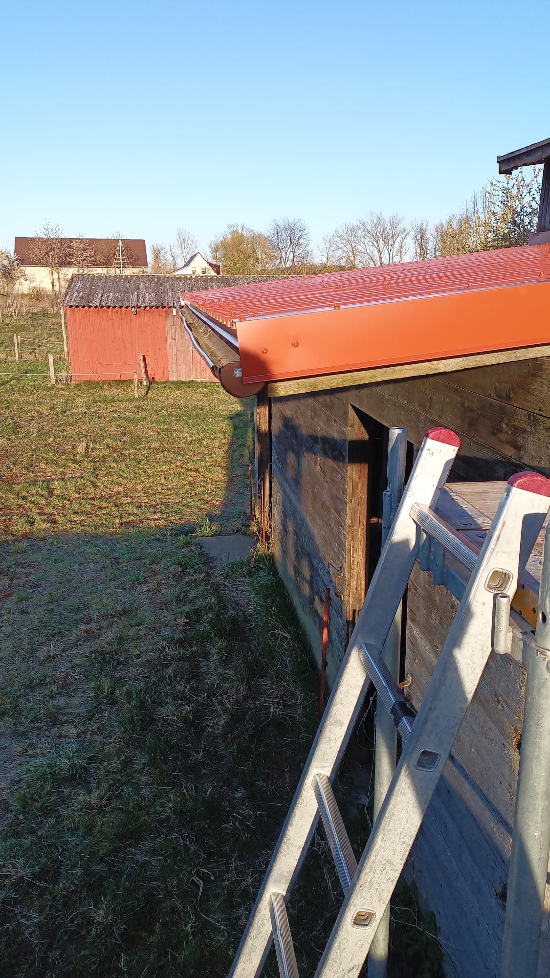 Projektbild Dacheindeckung Trapezblech