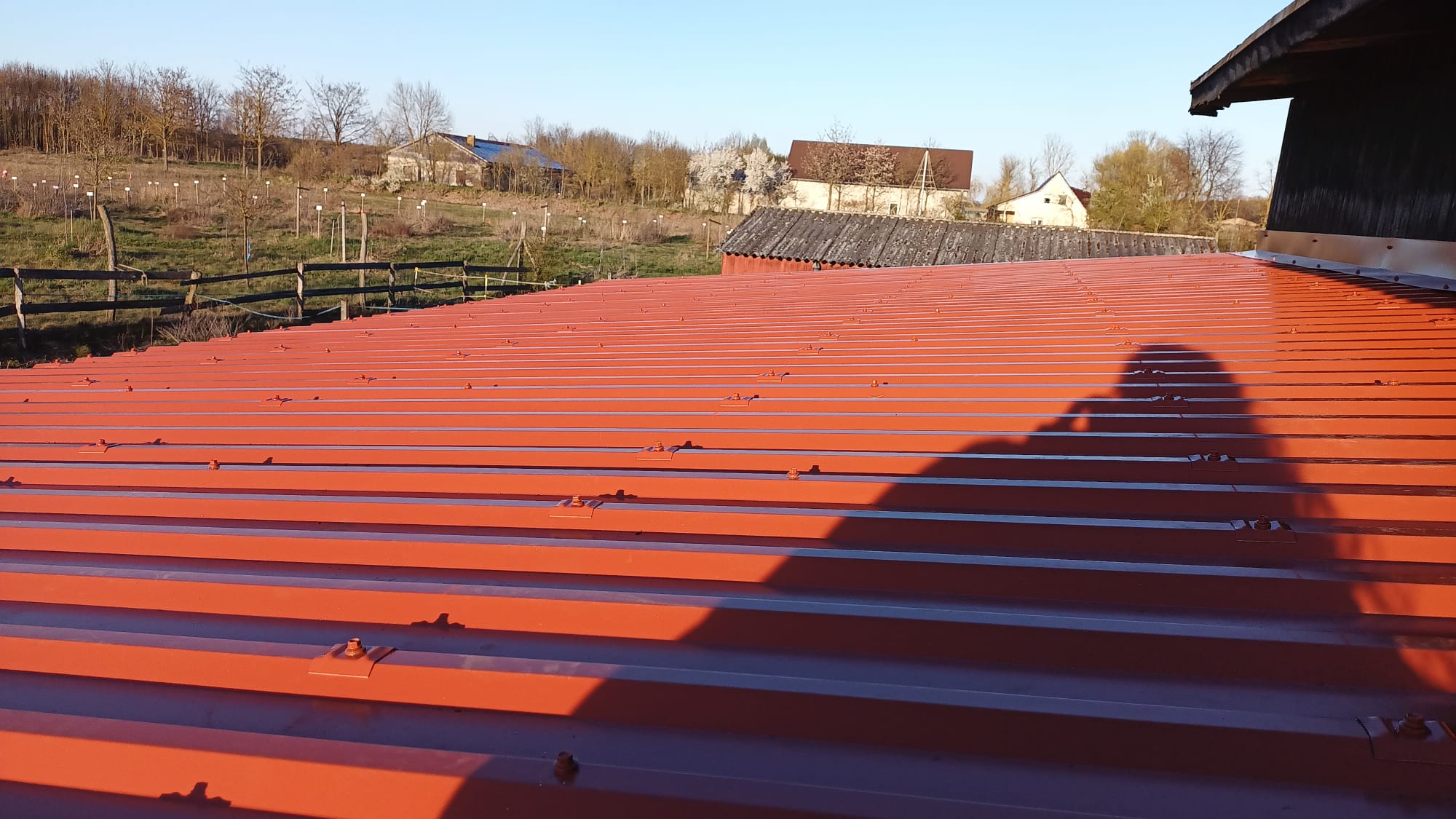 Projektbild Dacheindeckung Trapezblech