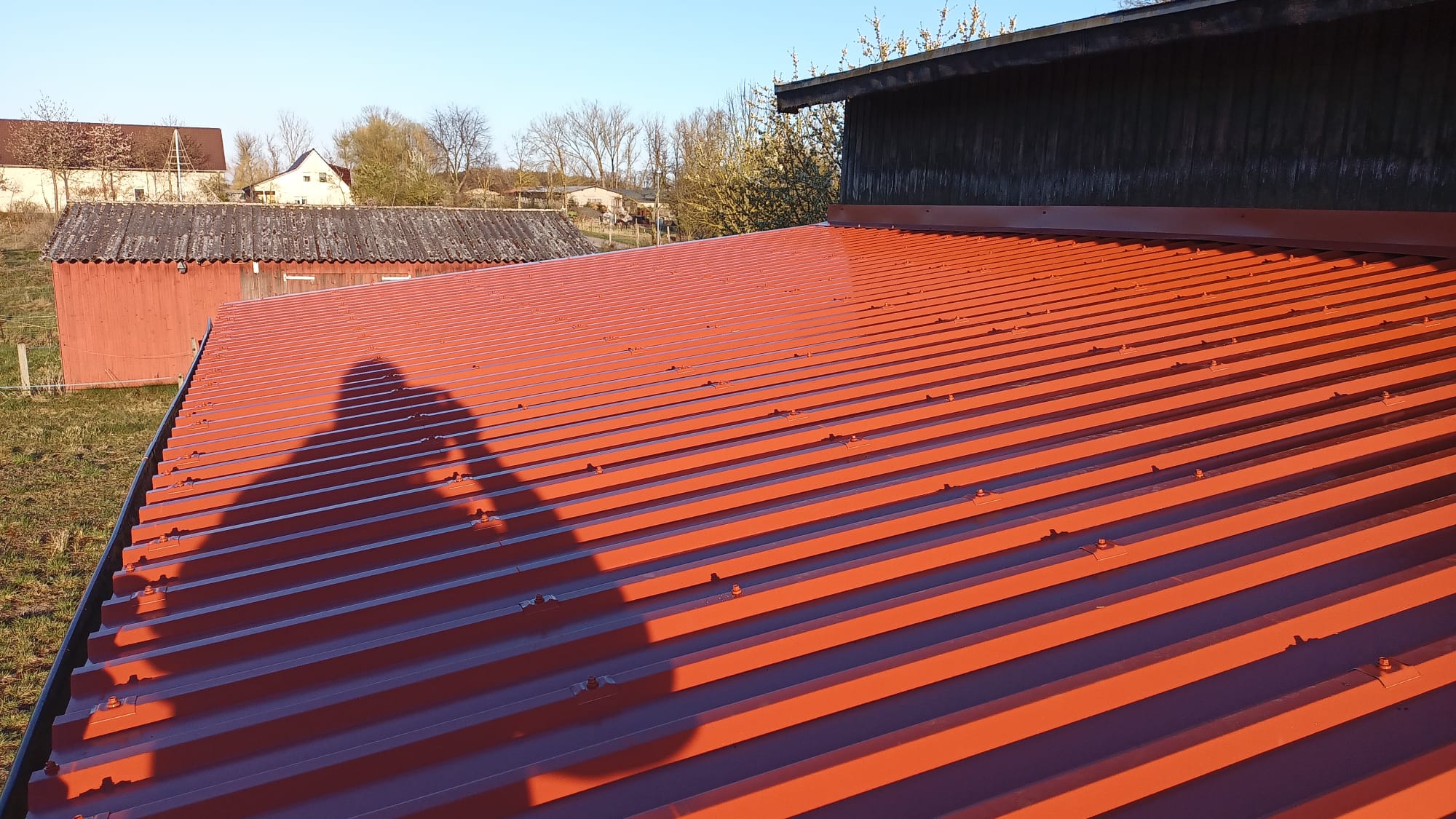 Projektbild Dacheindeckung Trapezblech