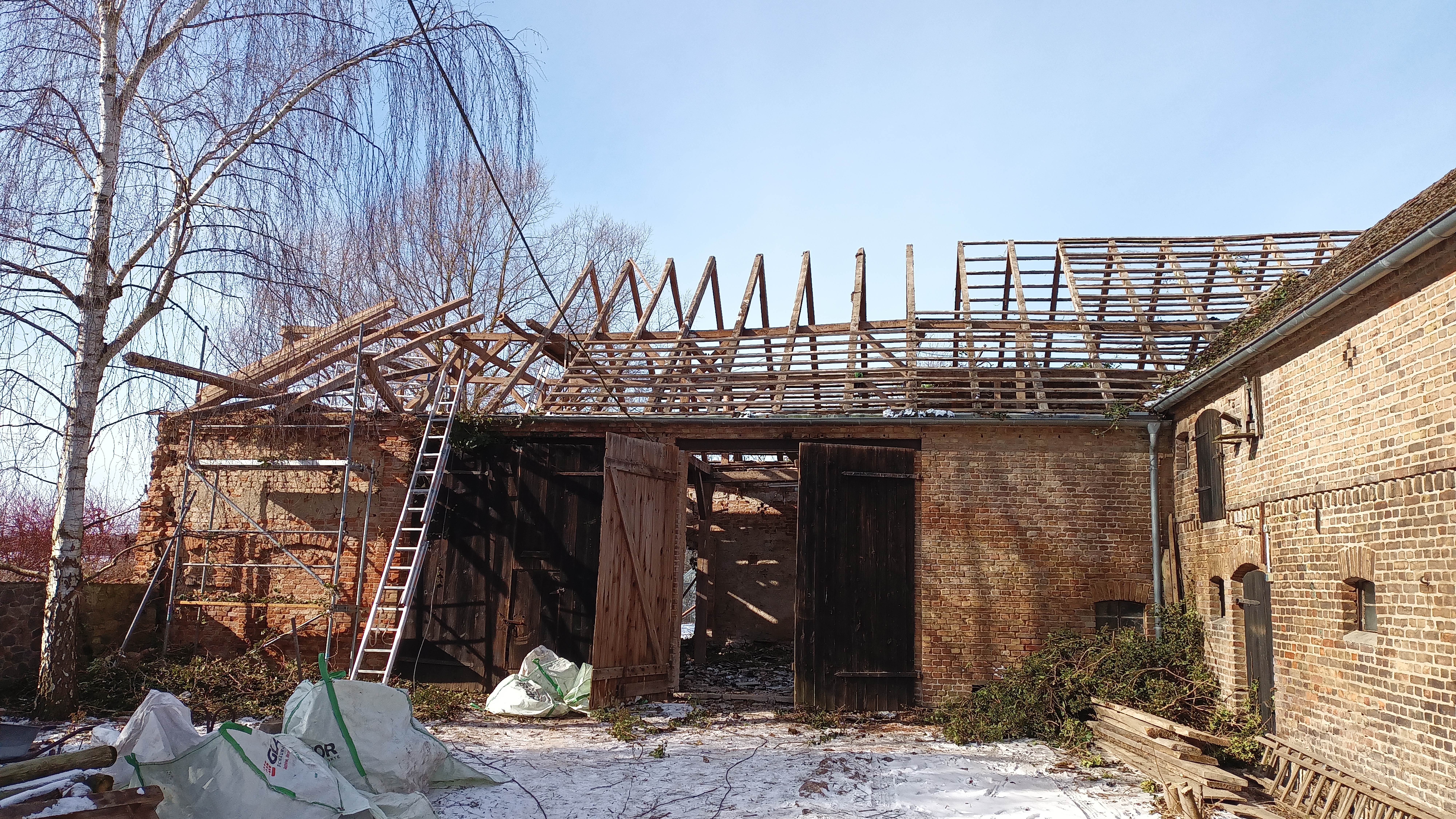 Projektbild Scheunenrückbau Wolfsruh